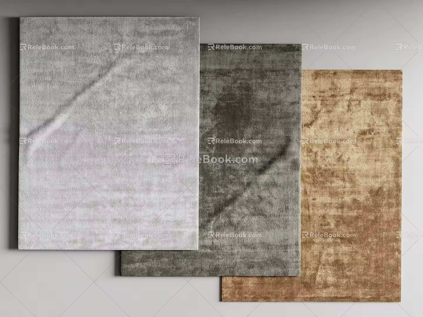 Modern carpet combination 3d model