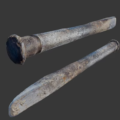 chisel iron chisel 3d model chisel iron chisel 3d model