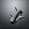 NASA Space Shuttle Model Equipment With White Exterior Wing And Tail Structure 3d model