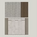 Sofa background wall Bedside background wall 3d model