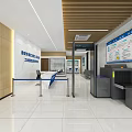 Longhua District People's Court Litigation Service Point Lobby With Reception Desk And Seating