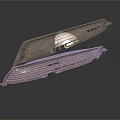 Two Old Weathered Wooden Ship Hull Sections With Holes And Grooves