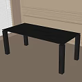 Modern Dining Table Desk Tea Table 3d model