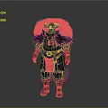 Fantasy Warrior Costume With Fur Trimmed Collar Horned Helmet Leather Armor And Boots