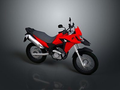 Motorcycle Two-wheeled Motorcycle Cross-country Motorcycle Road Race Motorcycle Motor Vehicle Transport 3d model