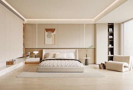 Modern Bedroom 3d model