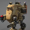 Star Army Sentry Robot Samurai Patrol Robot 3d model