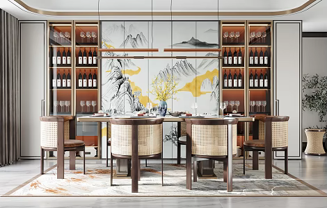 New Chinese Restaurant 3d model