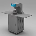 Professional Industrial Equipment With Digital Display Circular Worktable Ventilated Cabinet And Movable Wheels