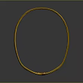Elegant Gold Bracelet With Smooth Surface And Classic Clasp Design For Fashion Accessories