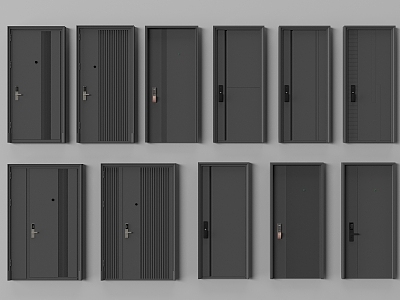 Security door 3d model