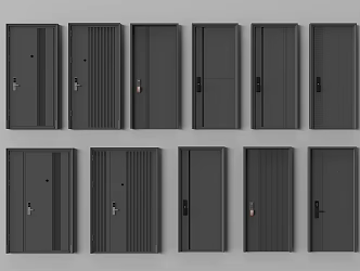 Security door 3d model