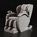 Luxury Ergonomic Massage Chair With Comfortable Upholstery And Leg Rest Design