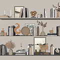 Modern ornaments combination 3d model