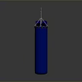 Blue Vertical Hanging Punching Bag For Fitness Training Equipment