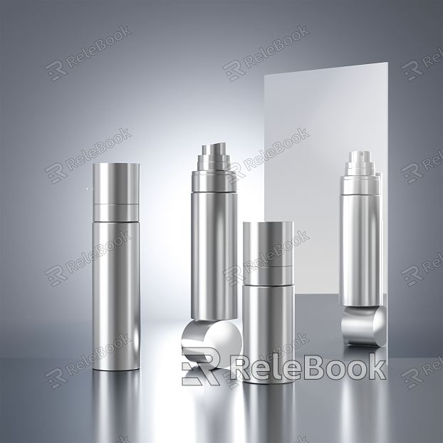 Modern cosmetic stainless steel model