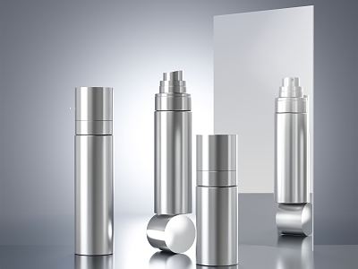 Modern cosmetic stainless steel model