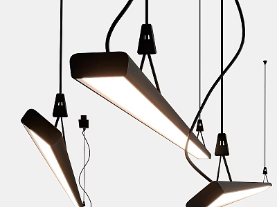 Stylish Modern Downlights And Spotlights For Bright Home Interior Lighting Design 3d model
