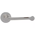 Modern Silver Metal Door Handle With Sleek Cylindrical Design For Home