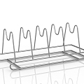 Modern dish rack with embedded pull basket 3d model