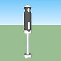 Kitchen Hand Blenders with Black Silver Design and Stainless Steel Shafts