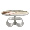 Modern Coffee Tables Featuring Marble Tops And Gold Metal Wooden Bases