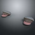 Two Decorative Hats With Pink Brim And Ornate Details For Daily Household Use