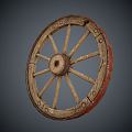 Modern Wheels Wheels Carriage Wheels 3d model