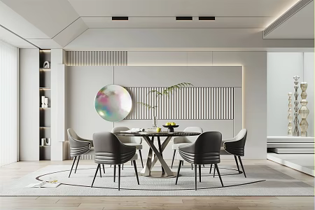 Modern Restaurant 3d model