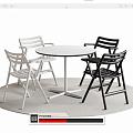 Modern Leisure Tables and Chairs Negotiation Tables and Chairs Dining Tables and Chairs 3d model