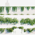 Lush Green Vines With Hanging and Wall Covering Forms for Natural Decorative Use