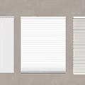 White Window Blinds In Different Styles For Modern Home Decoration