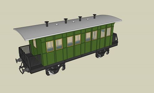 Modern Train 3d model