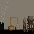 Quiet Retro Jar 3d model