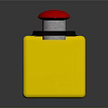 Electronic button key bomb key 3d model