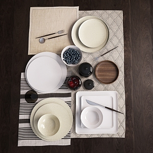 Tableware 3d model