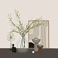 Modern ornaments combination 3d model