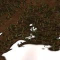Snow Mountain Snow Rock Block Rock Block Rock 3d model