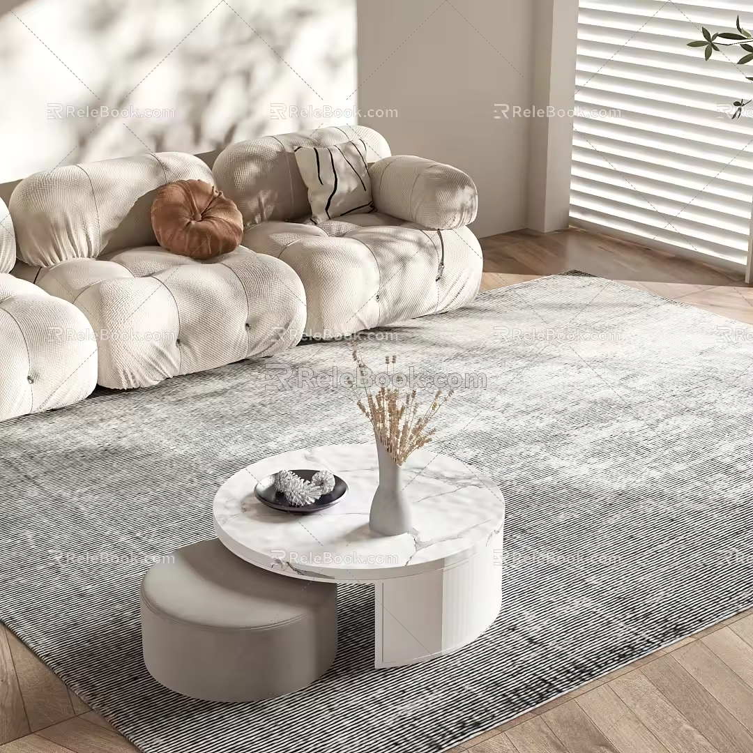 Style coffee table 3d model