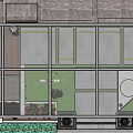 Garden Landscape Layout With Green Spaces Plants Pathways And Seating Areas