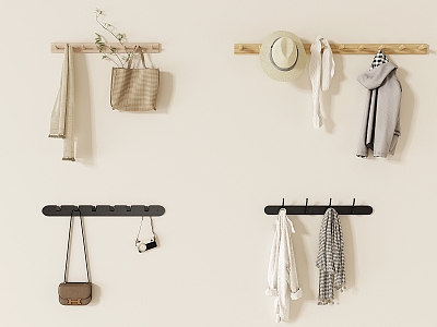 Modern Hook Clothes Hook Clothes Hanger 3d model