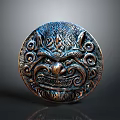 Medieval Shield Ancient Shield Defensive Weapon Ancient Shield Iron Shield Protective Shield Wooden Shield 3d model
