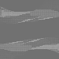 Decorative Perforated Wall Panel With White Wave Pattern In Gray Design