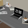 Modern Computer Book Ornaments Textures Computer Book Ornaments 3d model