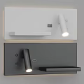 Modern Minimalist Wall Sconces in Black and White Stylish Indoor Lighting Fixtures