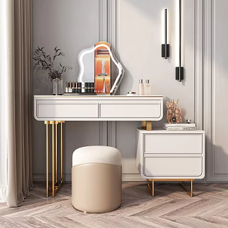 Modern Dresser Combo 3d model