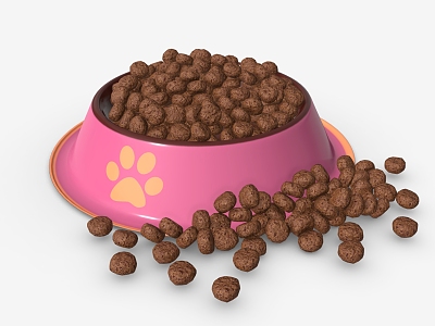 Printed cat food bowl cat food bowl cat food dog food cat bowl 3d model