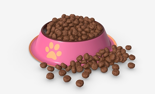 Printed cat food bowl cat food bowl cat food dog food cat bowl 3d model