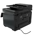 HP Black Multifunction Office Appliance Printer With Display Screen And Scanner 3d model