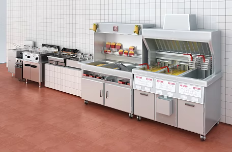 fryer electric fryer 3d model